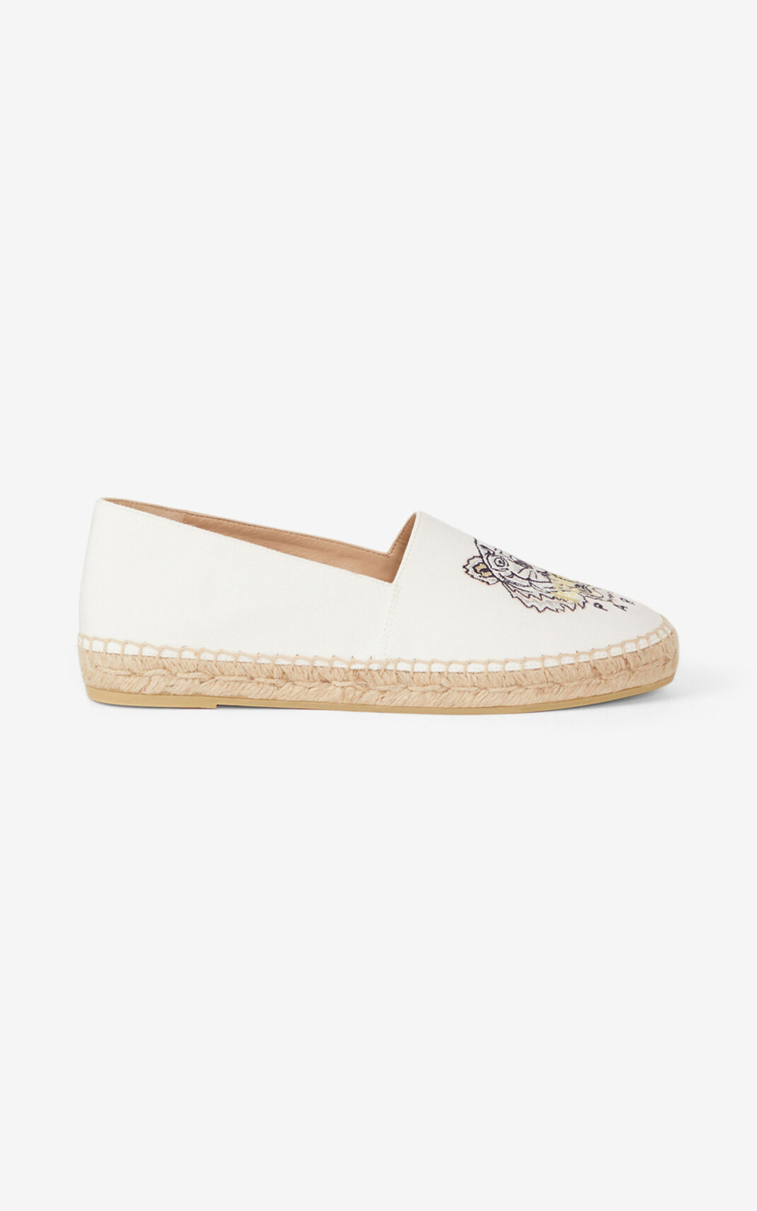 Kenzo Tiger canvas Ženska Espadrile Bela SI-5559404